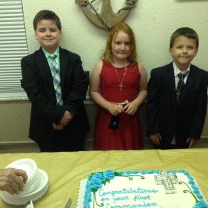 12.3.17 First Communion - Lilyin, Aidan & Tyler